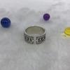 Men's Thai Silver Yin Taifei Six-Character Mantra Adjustable Ring: Retro, Original Design