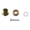 8Pcs Durable Polished Gold Mirror Screws 10mm/12mm/14mm/16mm/18mm Decorative Caps Decorative Screws