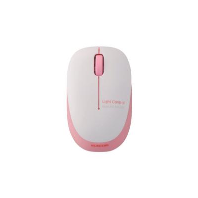 Elecom Kabellose Maus 3 Blau (Empfänger im Lieferumfang enthalten), Klein, Kompakt, Tasten, LED, Leichtgewicht, 50g, Rosa, M-BL20DBPN