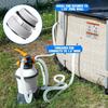 3 Way Swimming Pool Bypass Set Reliable and Adjustable Diverter Valve Hose Adapter with Hose Clamps for Garden Pool Diverter