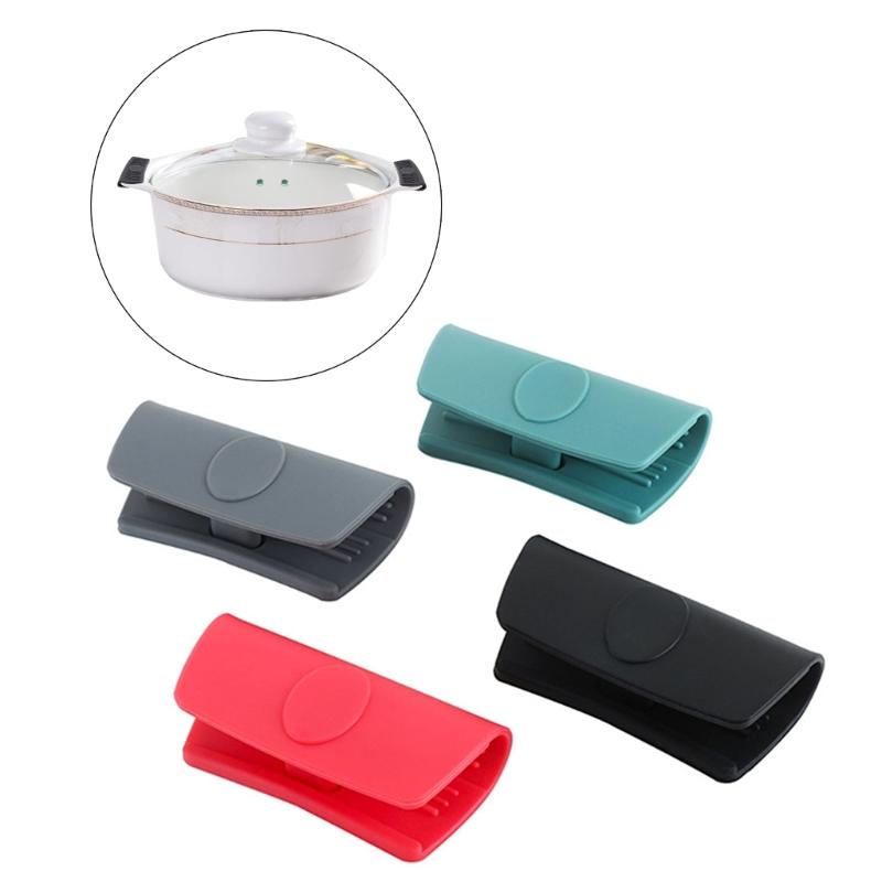 10 Stück Silikon Topfgriffabdeckungen Hitzebeständige Griffmanschetten für Eisenpfannen und Metallbratpfannen Küchenwerkzeug