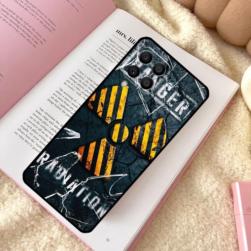 Nuclear Radiation Emblem Case For Samsung Galaxy M12 M14 M11 M13 M15 M06 M16 M36 M56 M31 M53 M32 M52 M35 M55 M34 M54