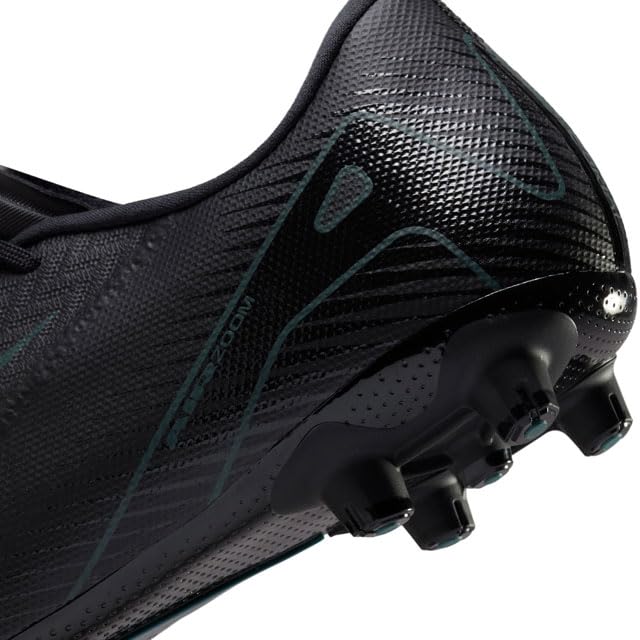 Nike Mercurial Vapor 16 Academy Hard Ground Soccer Japan shoe Men's Low-Top Cleats, Black/Black/Deep Jungle, FQ8431, (Japanese size, adult, numerical,