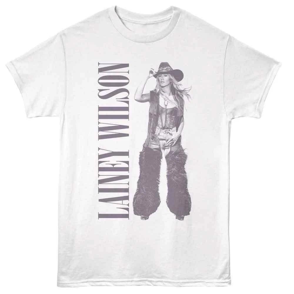 Lainey Wilson - Cowgirl Outfit - American Classics - White  Short Sleeve T- 100