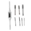   Tap Wrench, Steel Tap Wrench Set with   Thread M3 or 4 or 5 or 6 or 8 or 10 or 12, for Convenient Tapping, General Purpose.Key and Tap