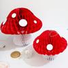 Mushroom Honeycomb Ball Wedding Party Scene Decoration Ornament Paper Flower Ball Happy Birthday Party Decor Kids Adults