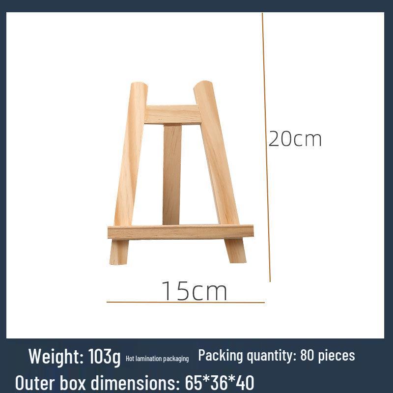 Cavalletto in Legno per Bambini & Supporto per Telefono per Schizzi e Pittura