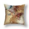 45x45cm Nordic Ins Abstract Gold Blue Marble Print Cushion Cover Sofa Office Seat Lumbar Pillow Cover Home Decoration