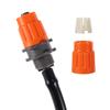 5pcs 8/11mm Water Pipe Reverse Osmosis Anti-Slip Lock Quick Connect 3/8" Hose Repair Fitting Irrigation Water Pipe Fittings