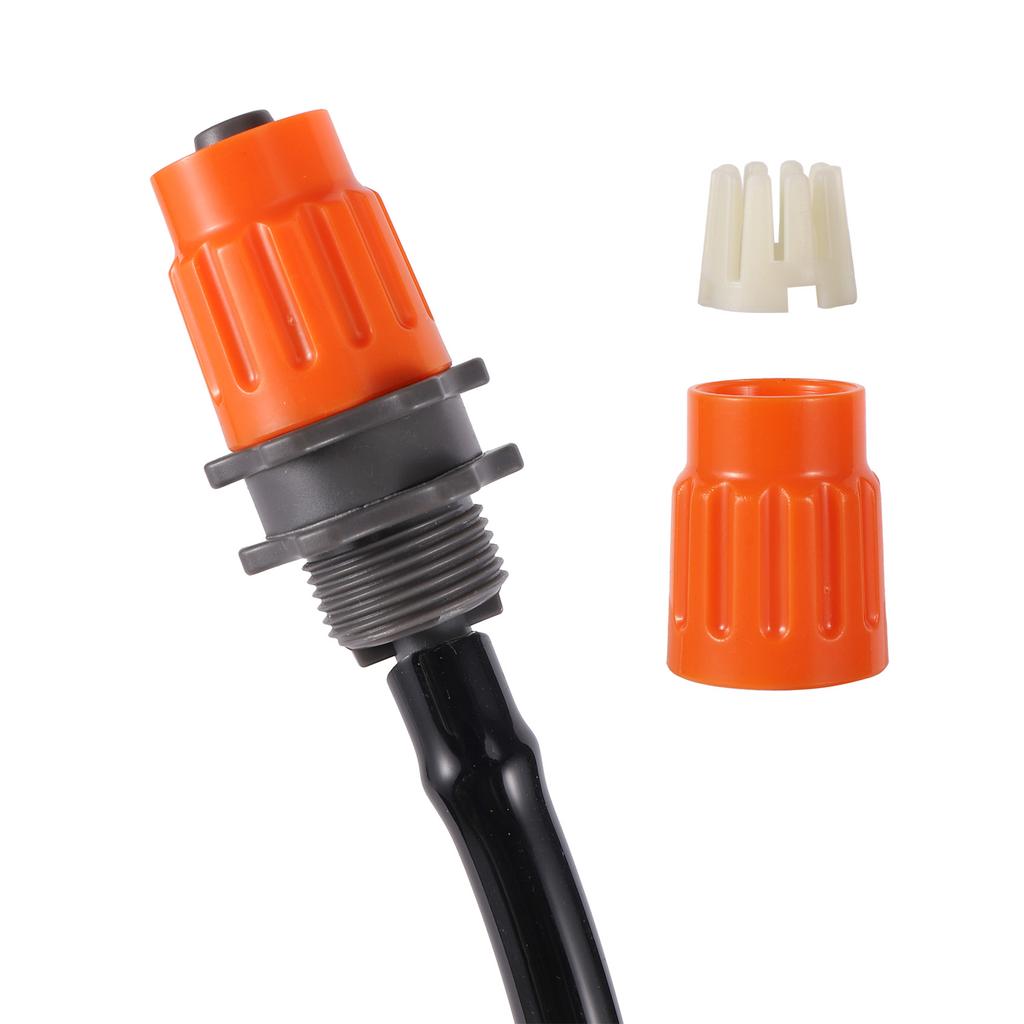5pcs 8/11mm Water Pipe Reverse Osmosis Anti-Slip Lock Quick Connect 3/8" Hose Repair Fitting Irrigation Water Pipe Fittings