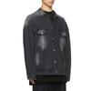 Balenciaga Džínová bunda Volný střih Pánská Černá 662772TKVG51000