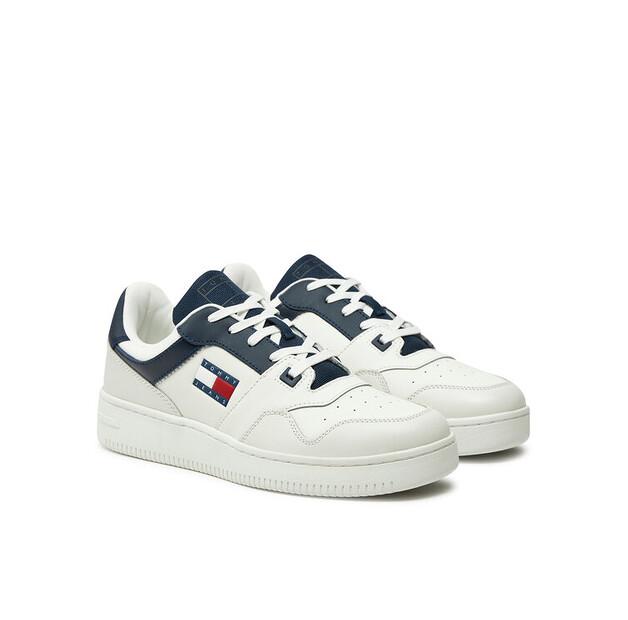 Мужские кроссовки Tommy Jeans Tjm retro basket ess em0em01395 белые