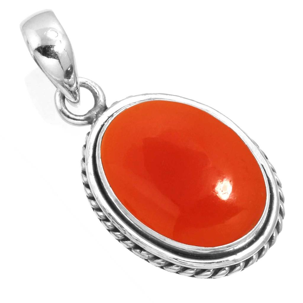 925 Sterling Silver Pendant Women Gemstone Handmade Jewelry Engagement Gift Amber Amethyst Black Onyx Carnelian Garnet Quartz Green Onyx Gold Stone