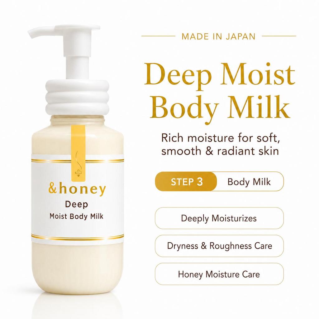 &honey Deep Moist Body Milk Увлажняющее молочко для тела с мёдом и аргановым маслом, 250 мл