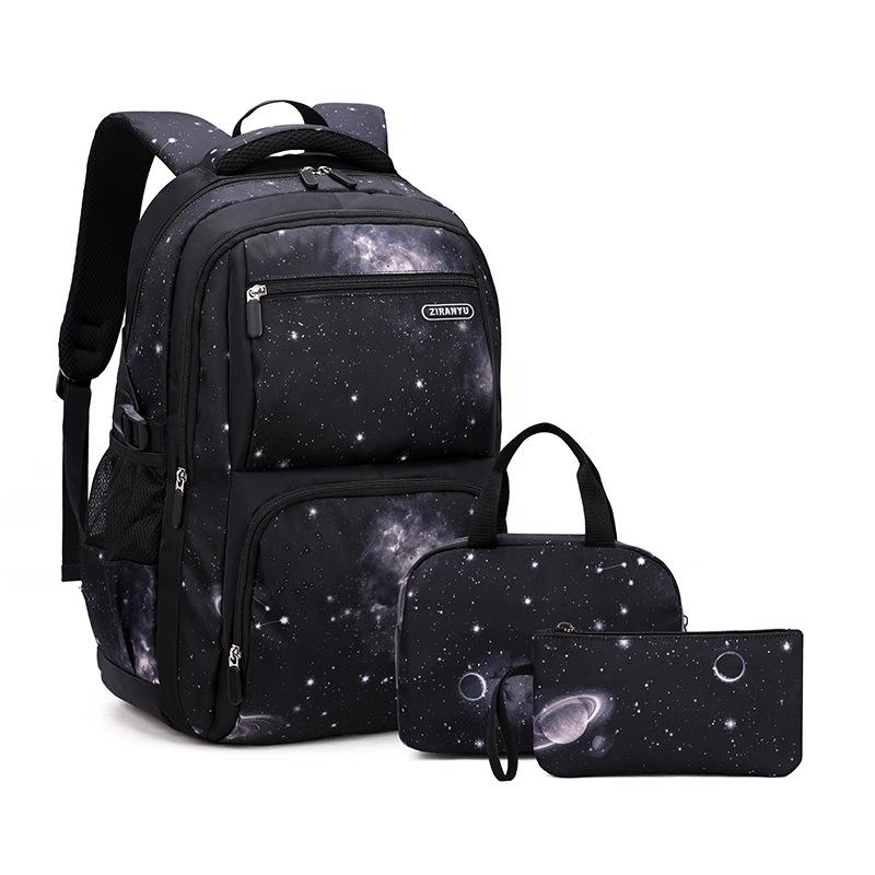 Personalized Starry Sky Backpack for Boys Primary Middle School Student Grade 4 To 6 Schoolbags Large Capacity Children Book Bag