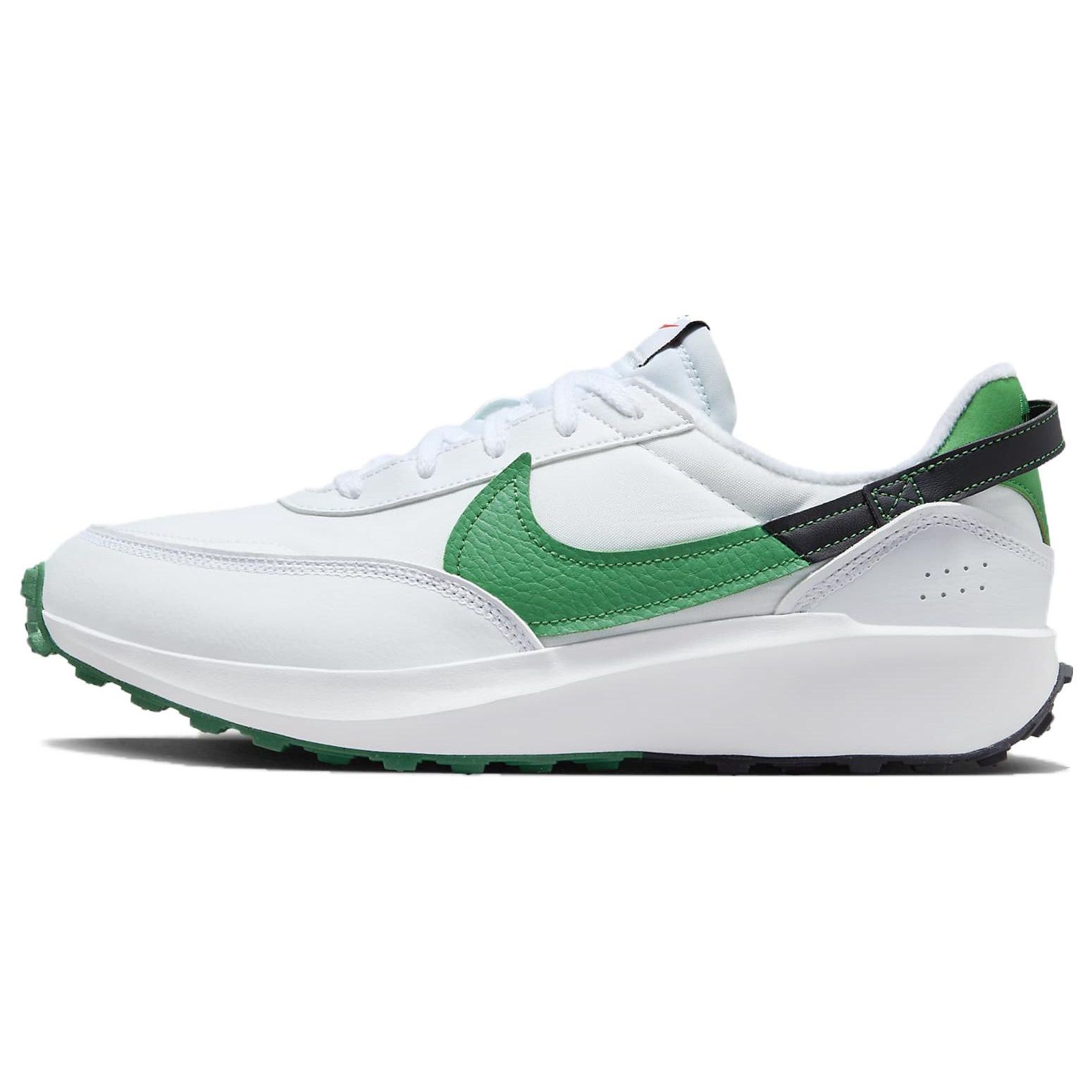 Nike Кроссовки мужские Waffle Debut SE White Stadium Green Черные DQ7684-101 42.5
