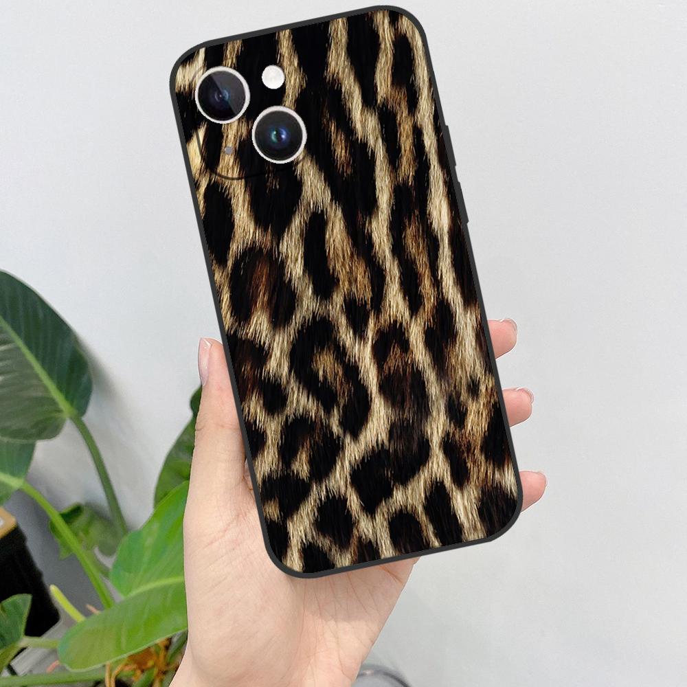 Leopard Print Phone Case For IPhone 11,12,13,14,15,16,XS,XR,X,Mini,Pro,Max,Plus,Shell,Cover