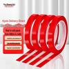 Yinshenghui Red Safety Warning Marking Tape, 4 Rolls