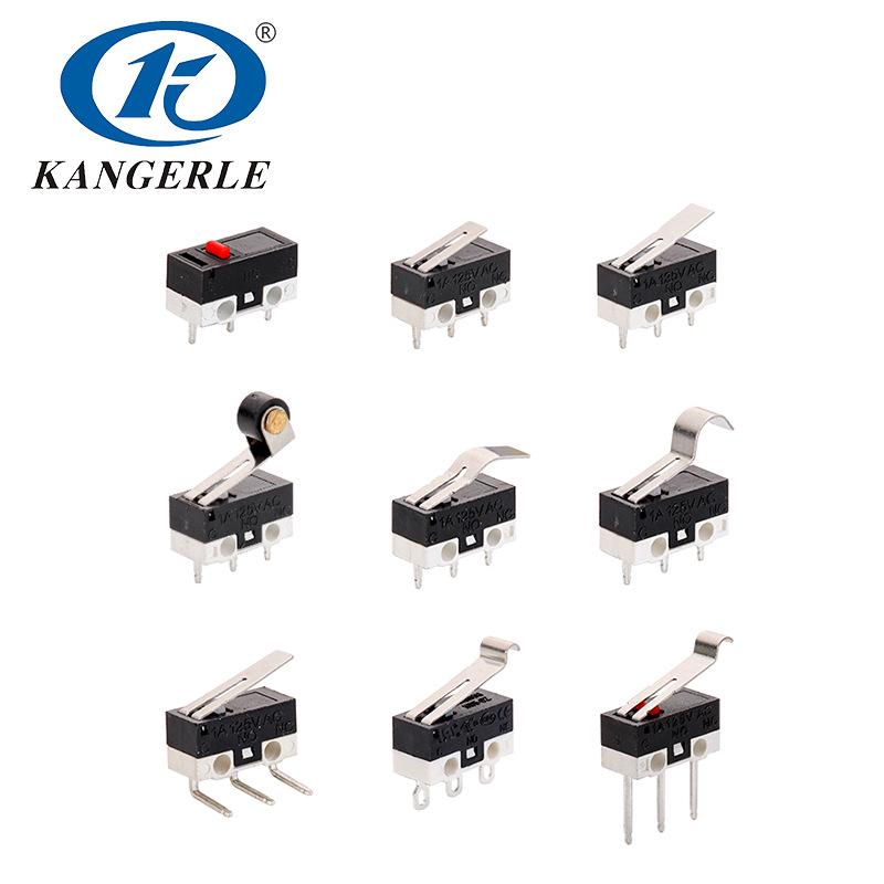 High-Temperature Resistant Miniature Micro Switch with Long Handle and Various Pin Header Lengths