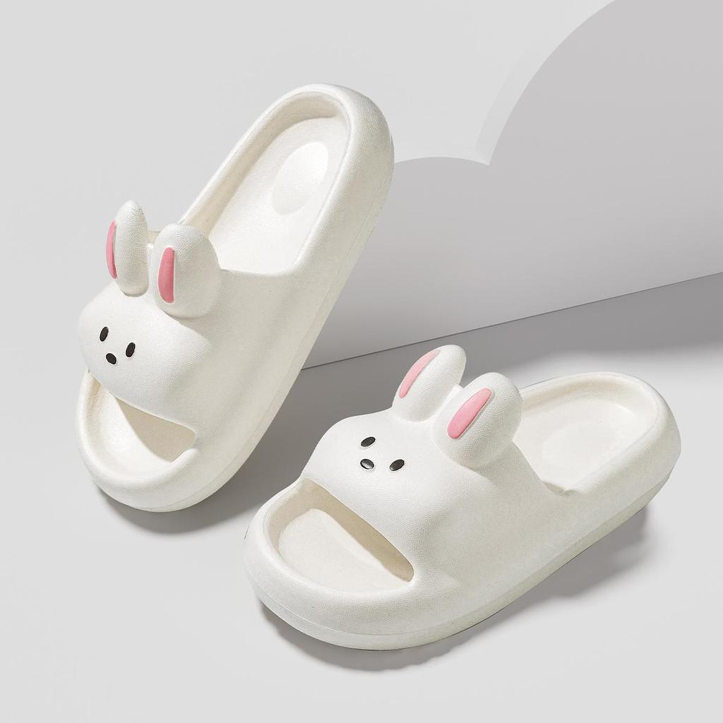 Cartoon Konijn Kinder Pantoffels Verhoogde Dikke Zool Binnen Buiten Pantoffels Comfortabele Zachte Kinder Huis Pantoffels