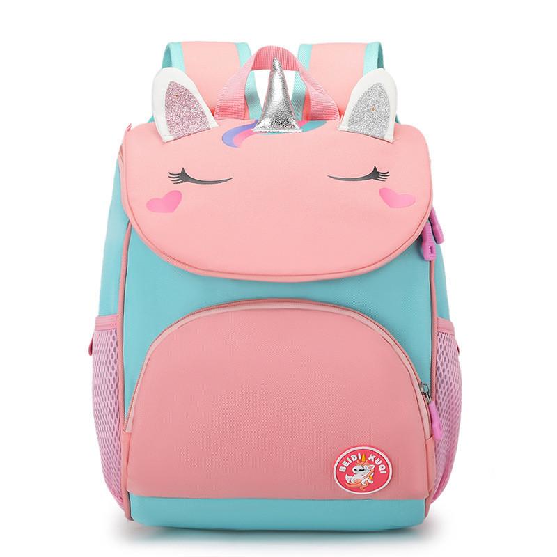

Toddler Lightweight Dinosaur Backpack With Wearresistant Nylon For Kindergarten Use LightBlueUnicorn