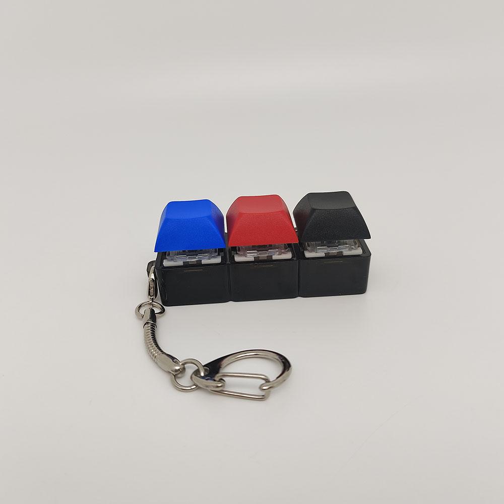 Keychain Key Ring Mobile Phone Backpack Pendant Desktop Accessories Fingertip Office Decompression Press Tools Fidget Toys