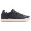 Coach Lowline Cow Split Leather Round Toe Lace-Up Low-Top Sneakers Men Sneakers Navy CU014-BHP