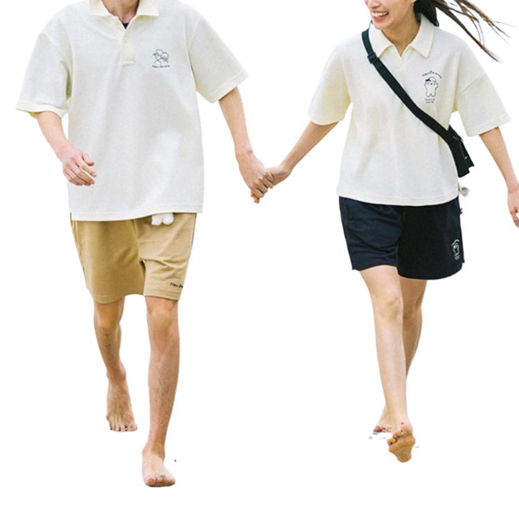 New Balance Attraction Lifestyle Illustration Collection Polo Shirt Unisex Ivory White NFE27031-IV