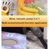 Blasen-Vakuum-Aufblasen-All-in-One-Akku-Staubsauger für Zuhause und Auto, stark kabelloser Handheld-Reiniger für Haushaltsgeräte