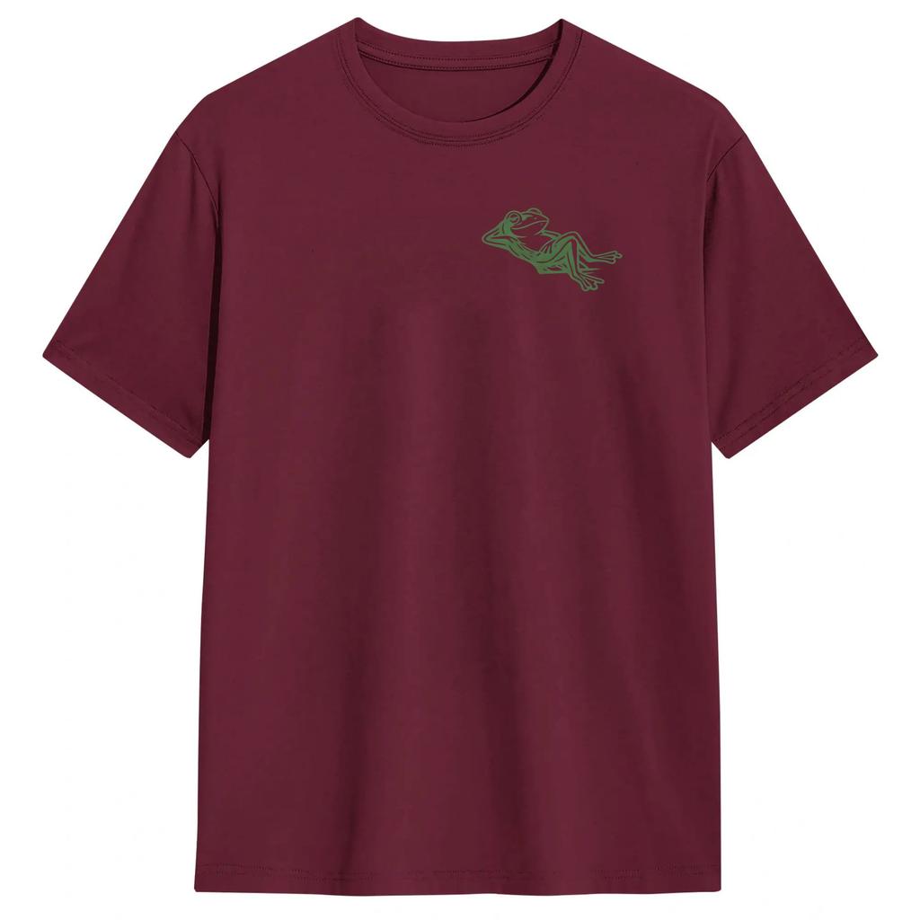 Unisex TShirts Funny Frog Meme Funny 100 Cotton Tee Shirt Short Sleeve No Plans Today T Shirts Round Neck Clothing Plus Size