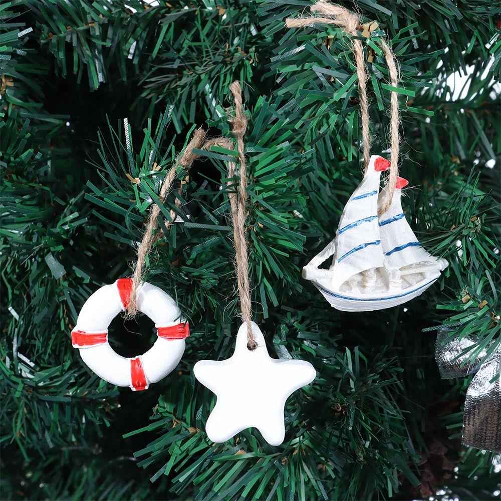 Crafts Lifebuoy Pendant Wall Decoration Mini Fishing Accessories Hanging Decoration Starfish