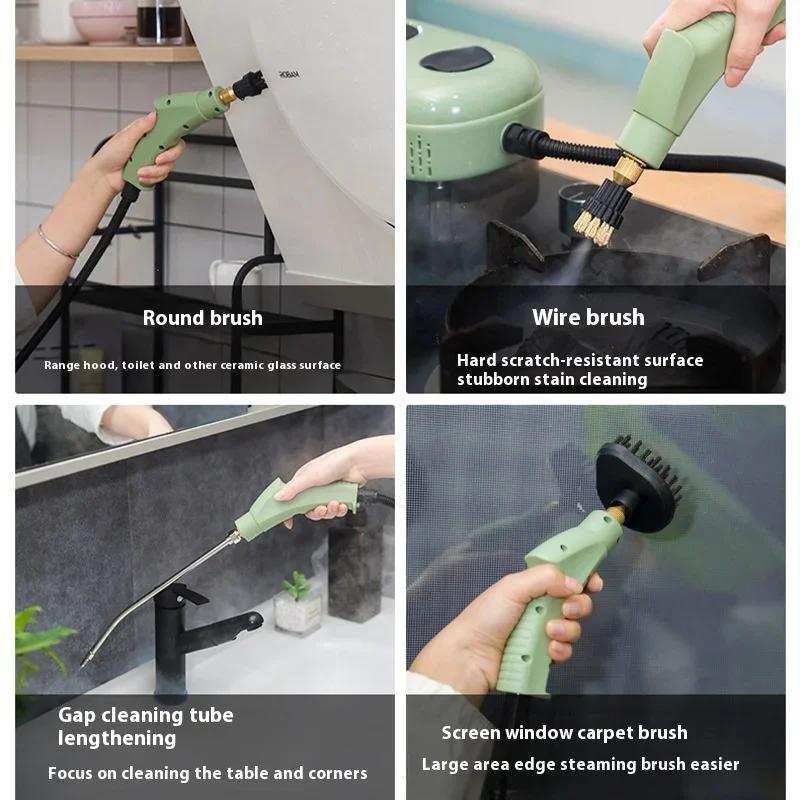 Multifunkční přenosný parní čistič Vysokoteplotní sterilizace Dezinfekce Interiérový parní čistič na podlahu, kuchyň, auto