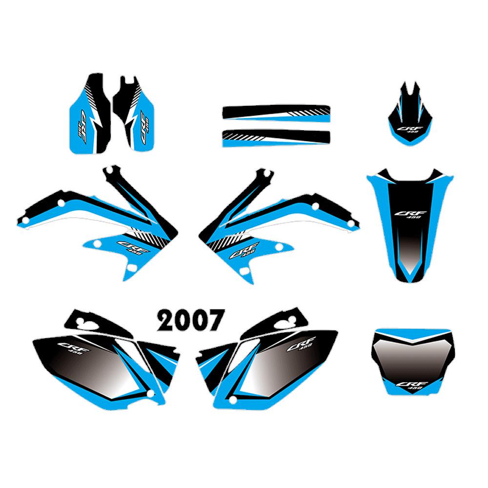 CRF450R 2005-2008 Terénní motocykl Kompletní sada samolepek