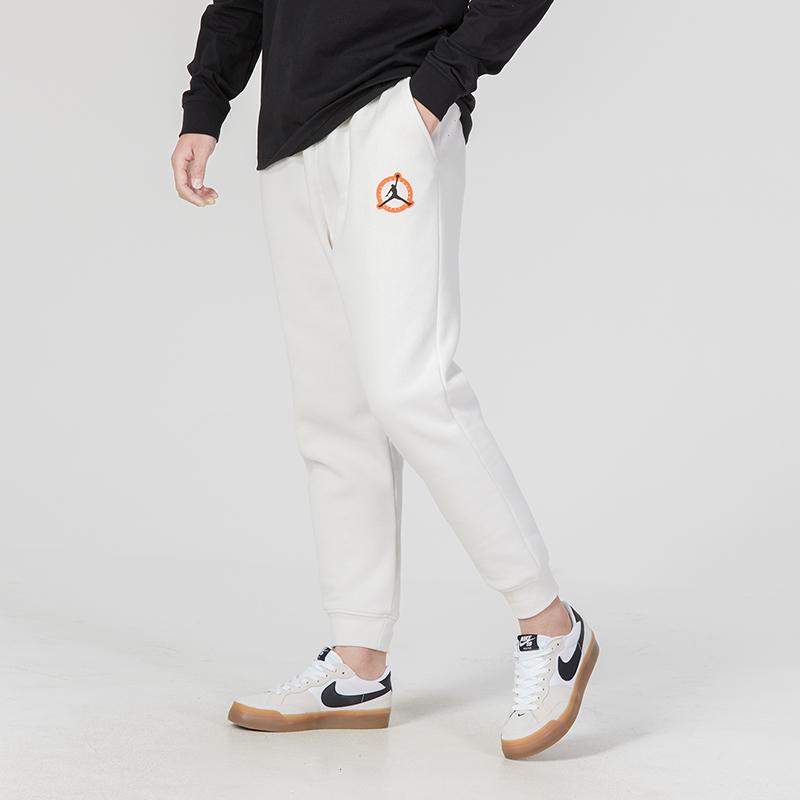 Jordan Flight MVP Hbr Fleece Pants With 2 Logos Men Bottoms Grey DV7597-030