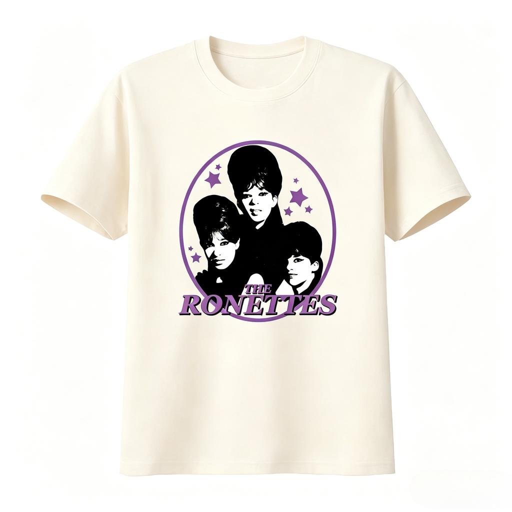 Retro Style Ronettes The Group Print Unisexs TShirt Clothes Fashion Graphic Unisexs Clothing Womens Clothing 2026 Summer T Shirt