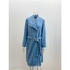 French-Inspired Wool Wrap Coat 2025 - V-Neck Single Breasted Coatigan W/ Cinched Belt, Tailored Fully Lined Outerwear for Office To Gala