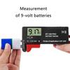 Multiple Type Battery Voltage Meter Measurement Analyzers for AA 9V Featuring Realtime LCD Readout Household Appliances