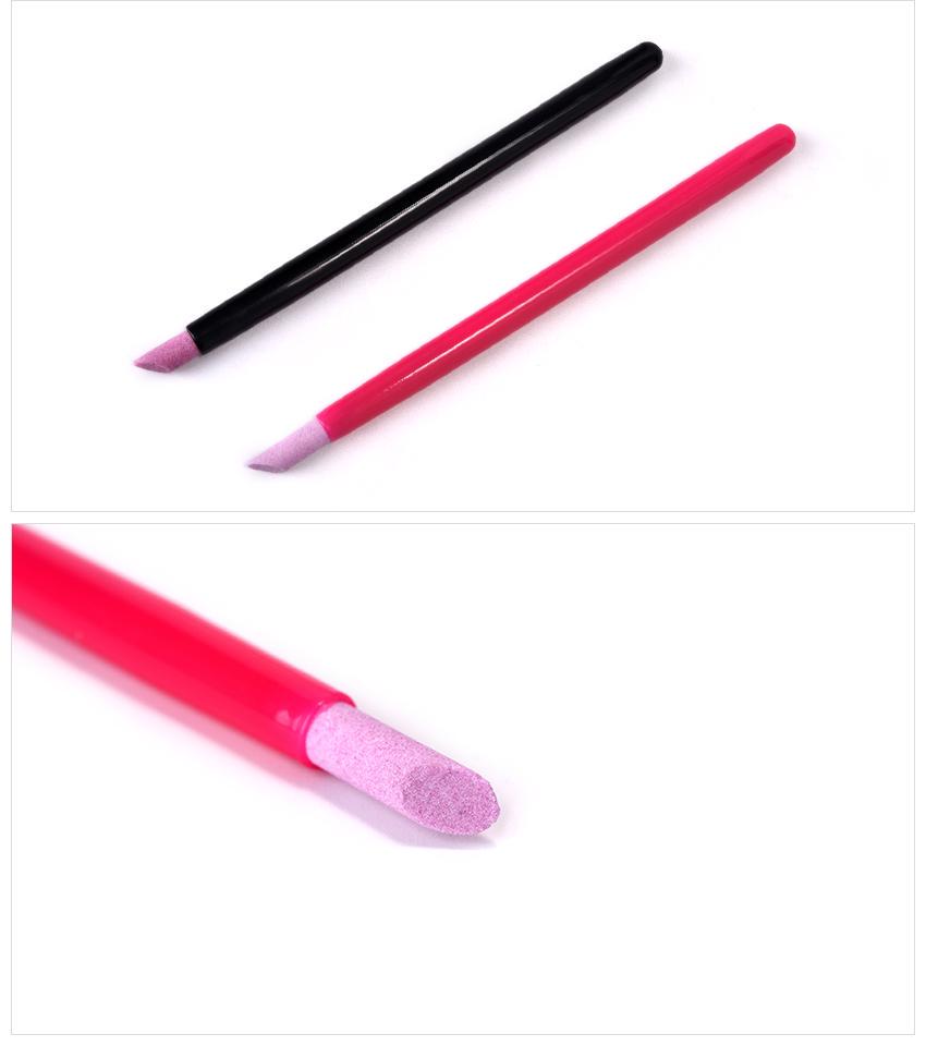 kads Nail Scrubs Manicure Stick Scrubs Stone Nail Cuticle Stick Spoon Cut Manicure Nail Pusher