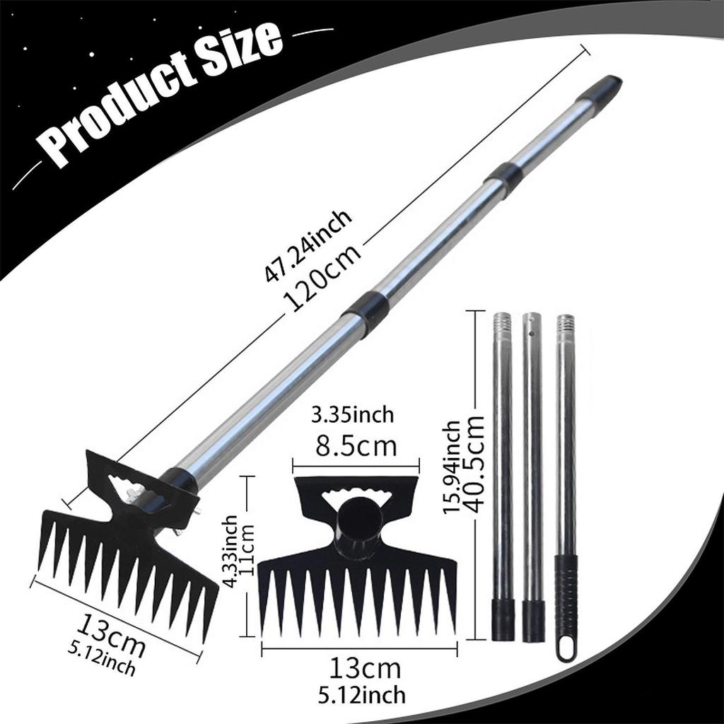 Weed Puller Tool Garden Hoe Manual Versatile Ergonomic Grip Remover Gardening Hand for