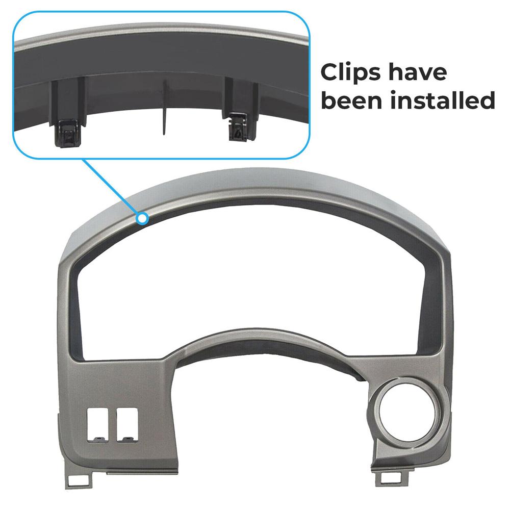 Car Dash Panel Gauge Cover Bezel Trim for Nissan Titan Armada No.68240-7S000