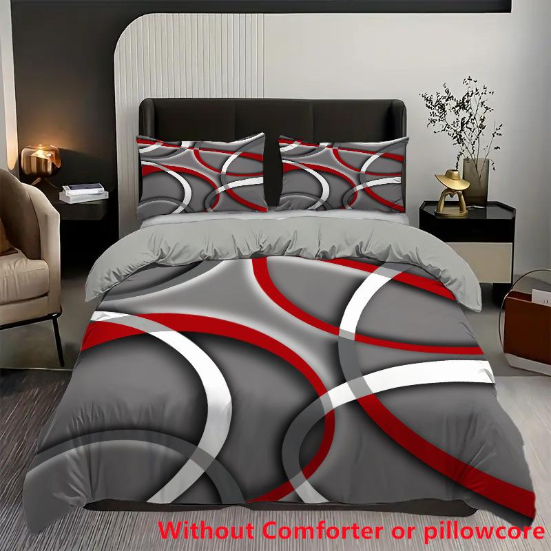 

Anti-Bacterial And Anti-Mite 3D Three-Dimensional Printing Three-Piece Set, European And American Models, Support 135 * 200cm 50 * 80cm * 1 two-piece set