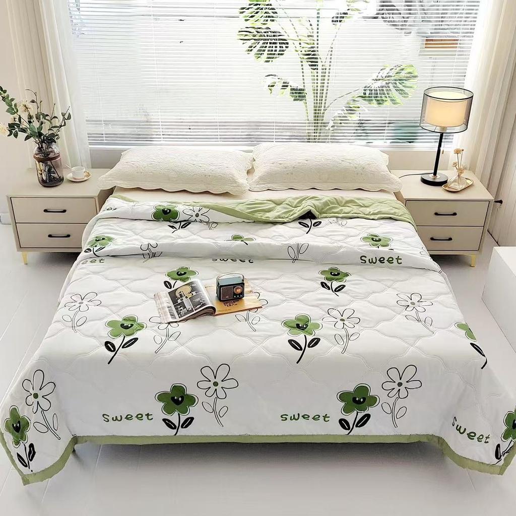 Spring Summer Blanket Comforter Washed Quilt Air-conditioning Soft Thin Blanket Breathable Cool Blankets