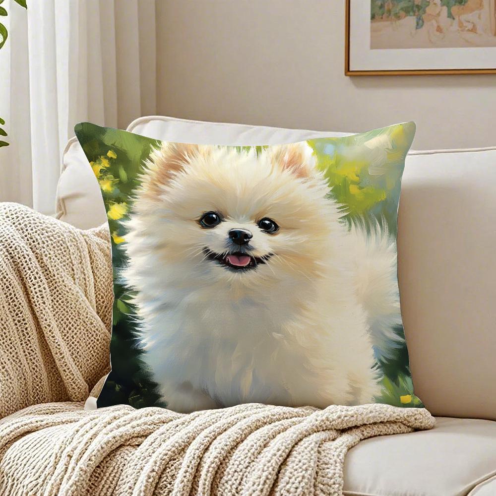 NICE CUTE Shiba Inu Dog Cushion Cover Pillowcase Antidustmite Living Room Sofa Decor Cushion Room