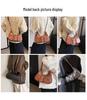 2024 Fall/Winter Women's Retro French Underarm Crossbody Bag - Simple Single Shoulder Commute Style