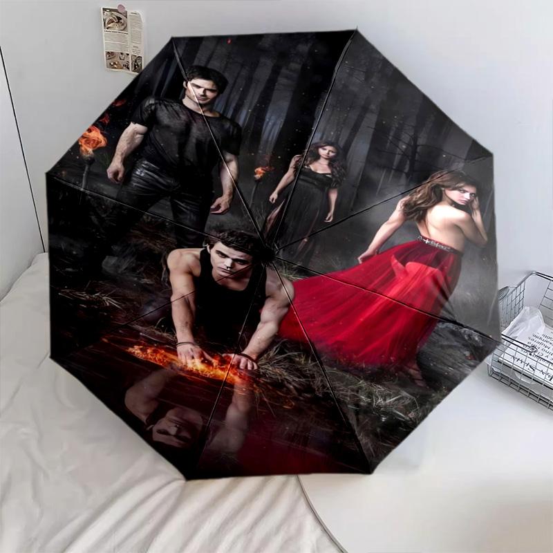 Forest Mystique Folding Umbrella 8 Paraphenoid Bones Durable Sun Umbrella Sun Umbrella Light