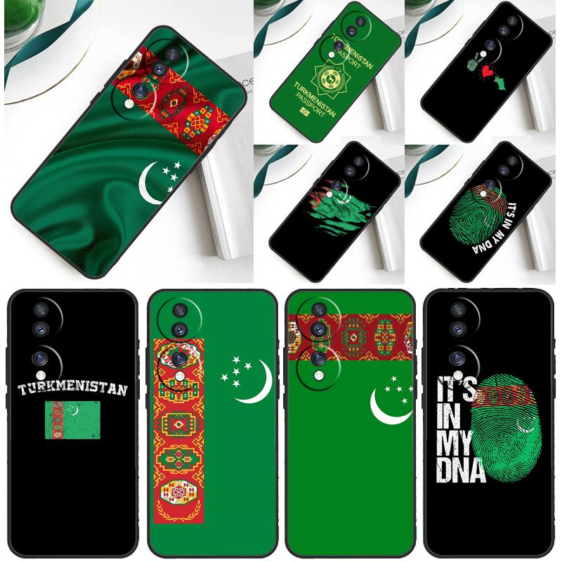 Turkmenistan Flag Case For Honor 200 Lite 50 70 90 X9a X8a X8 X9 X8b X9c X9b Honor Magic 5 6 Pro 7 Lite Cover