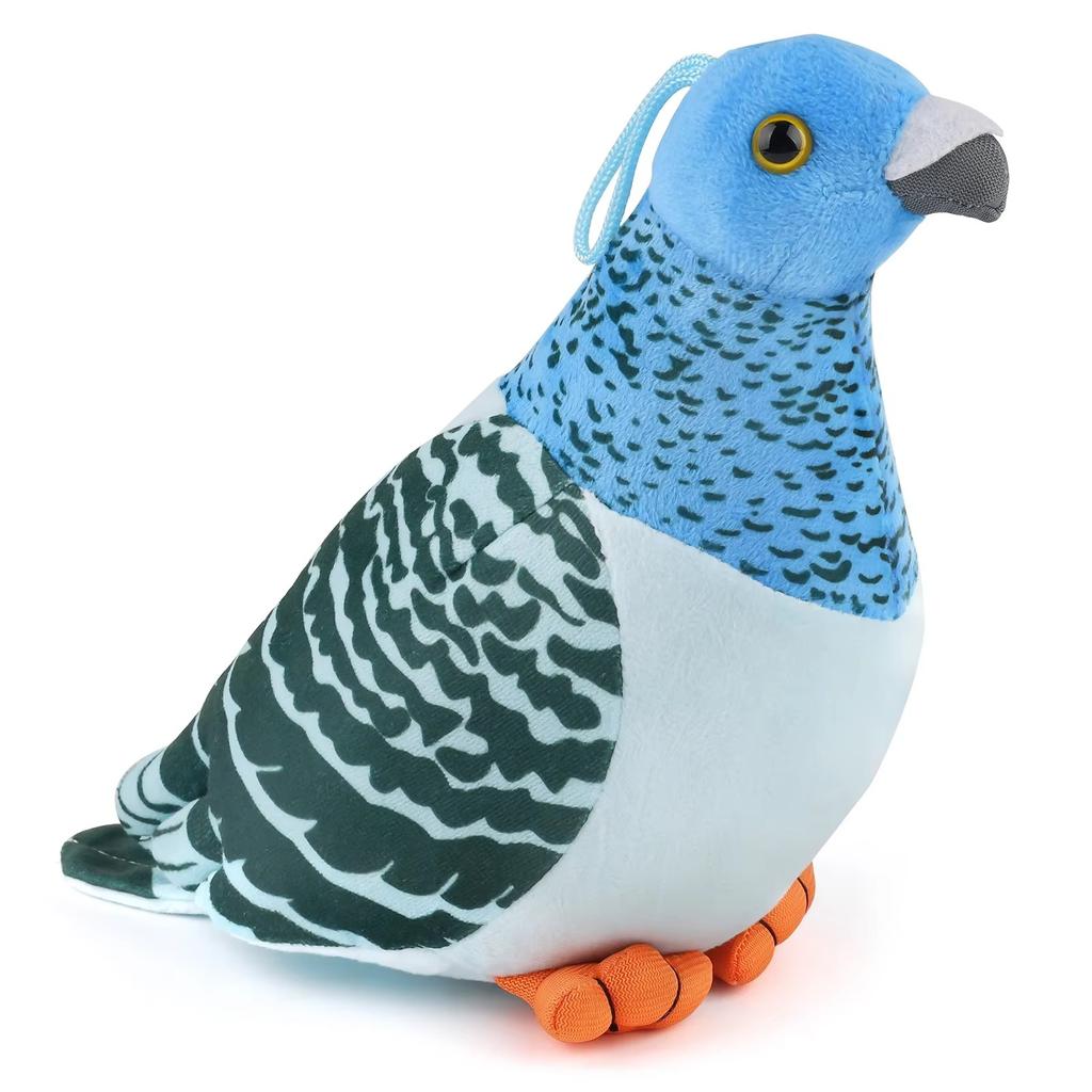 Pigeon Plush Toy  Plush Doll Simulation Ornaments Soft and Cute Peace Bird Animal Cute  As Gift for Kids