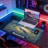 Custom Name Personalized Real Madrid CF Pattern Mousepad, Laptop PC Desk Mat, Decorative Desk Mat for Home Keyboard Pad Gift