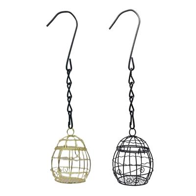 Outdoor Hangable Bird Feeders SquirrelProof Garden Bird Feeders Backyard FatBall Holder Bird Feeder for Small Wild Bird