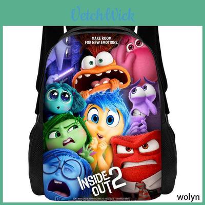 Inside Out 2 Anime Backpack For School And Travel With Storage Compartments